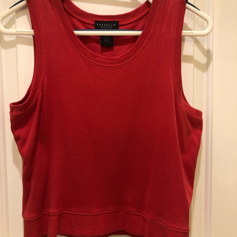 Rafaella Petites SIZE M Red midi top